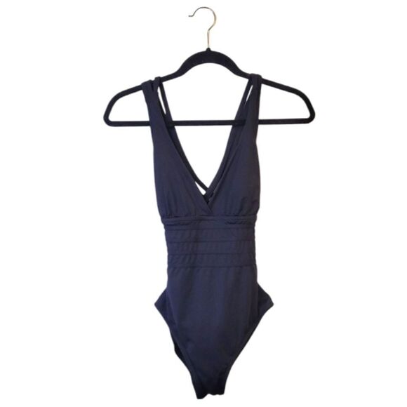 La Blanca Women's Black Strappy One Piece Swimsuit Size US 6 - Picture 1 of 7